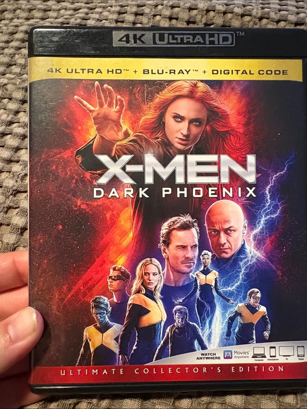 X-Men: Dark Phoenix 4K Ultra HD + Blu-ray – Black & Red Collector's Edition